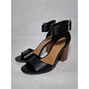 Mix No. 6 Cenadda Block Heel Sandals Black Women's 7M Casual